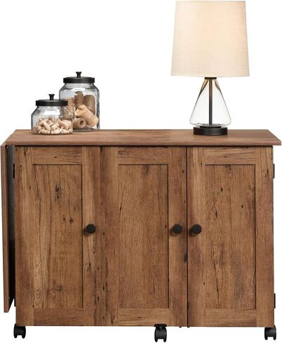 Sauder 414873 Sewing & Craft Cart, Soft White Finish in Kuwait