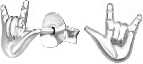 SAE99 .925 Sterling-Silver Very Very Tiny Stud Earrings, Multiple Piercing, for Cartilage, Helix, 2nd Ear Piercing (Nickel Free) in Kuwait