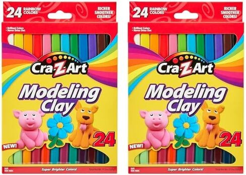 Cra-Z-Art Modeling Clay, 17.5 oz, 24 Count (10901) in Saudi Arabia