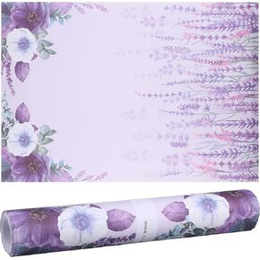 24 Sheets Drawer Liners for Dresser Scented Drawer Liners Drawer Paper Non Adhesive Floral Print Fragrant Large 15.7 x 22.8 Inch for for Kitchen Cabinet Home Shelf Closet (Vivid Style)