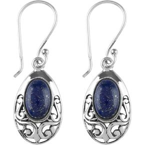 Natural Rose Quartz & Red Garnet Gemstone Earrings 925 Sterling Silver Filigree Dangle Earrings Women Handmade Jewelry Birthstone Elegant Minimalist Bridal Earring Christmas Day Gift