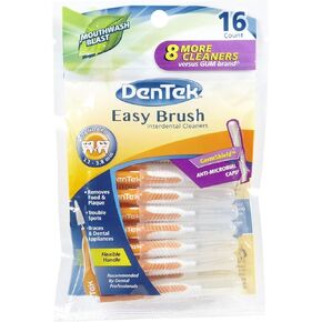Dentek Wide Brush, 16 Count