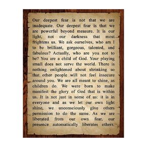 We Are Given a Life- Inspirational Wall Art Print- This Rustic Wall Decor Print, Ideal Wall Art Decor For Living Room Decor, Office Decor, & Classroom Decor. Gift For Loved One, Unframed - 10x8"