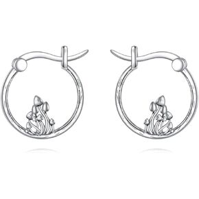Cute Animal Hoop Earrings for Women 925 Sterling Silver Jewelry for Girls Mom Sister