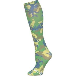 Hocsocx Green Camo Unisex Performance Liner Socks, Moisture Wicking Protection for Field Hockey, Soccer, Boot Sock | Medium in Saudi Arabia