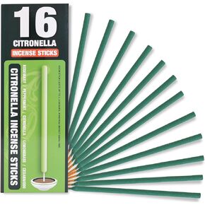 50 Pcs Citronella Incense Cones - Natural Incense Cones for Patio, Camping, Patio, Hiking,Outdoor, etc - Includes Ceramic Burning Dish