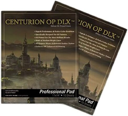 Centurion Artist Canvas Pads for Oil Painting, 11 Ounce Weight, 10 Bleed Proof Sheets, Single 16x20 in in Kuwait