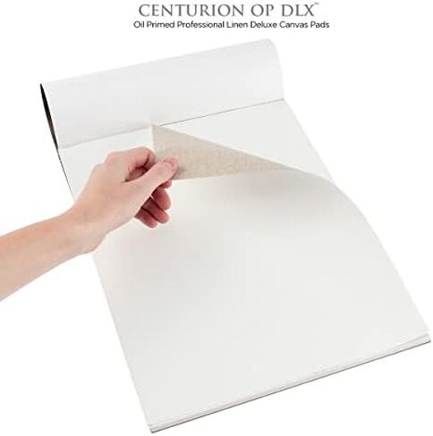 Centurion Artist Canvas Pads for Oil Painting, 11 Ounce Weight, 10 Bleed Proof Sheets, Single 16x20 in in Kuwait
