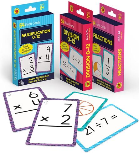 Carson Dellosa 4-Pack Reading Flash Cards for Kids Ages 4-8, Phonics Flash Cards, Sight Words Flash Cards, Word Family, and Picture Words, Kindergarten, 1st Grade, and 2nd Grade in Saudi Arabia
