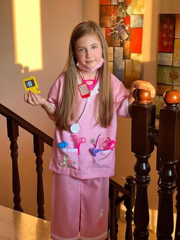 lontakids Kids Animal Doctor Role Play Costume Veterinarian Pretend Play Dress Up Set with Medical Kit in Kuwait