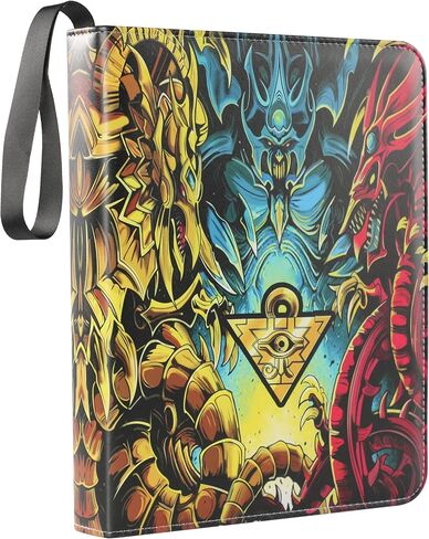 Trading Card Album for Yu-Gi-Oh Cards - 9 Pocket Card Holder Book with Sleeves Compatible with Yugioh Cards, Holds 720+ Cards in Saudi Arabia
