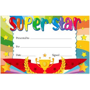 SICOHOME 30Pcs Happy Birthday Award Certificates Gifts for Student from Teacher Birthday Cake Award Certificate Birthday Cake Bookmark Awards Back to School Teacher Supplies for Kids