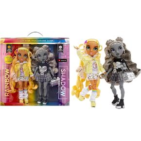 Rainbow High Shadow High Special Edition Madison Twins- 2-Pack Fashion Doll. Yellow & Grey Designer Outfits with Accessories, Mix and Match Outfits, Great Gift for Kids 4-12 Years Old & Collectors in Saudi Arabia