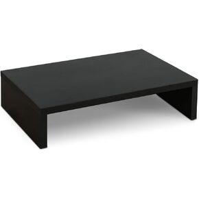 حامل TEAMIX ذو شاشة واحدة مع مساحة تخزين 50.8 سم حامل الكمبيوتر المحمول حامل التلفزيون منظم رفوف سطح المكتب للمكتب والمنزل الأسود (طبقة واحدة + حقيبة قماشية) in Kuwait