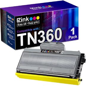 حبر E-Z (TM) متوافق حبر خرطوشة استبدال لجهاز Brother tn360, 1 Toner