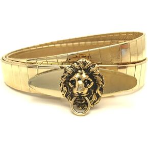 Marshal Metal Fashion Belt High Polished Plated Omega Waist Belt