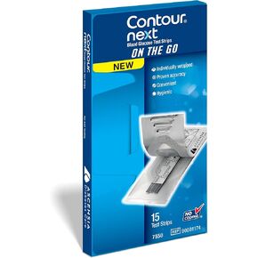 Ascensia Contour Next Blood Glucose Test Strips, 35 Count