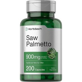 Saw Palmetto Extract | 900mg | 250 Capsules | Non-GMO and Gluten Free Formula | Traditional Herb Supplement | from Saw Palmetto Berries | by Horbaach
