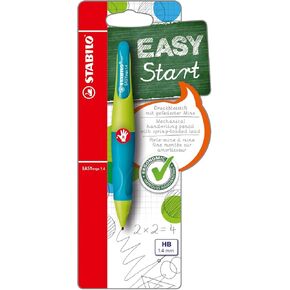 Handwriting Pencil - STABILO EASYergo 3.15 - Right Handed - Light Green/Dark Green + Sharpener