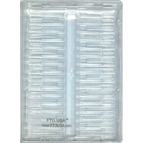 FTG USA 6 Piece Drill Bit Cases Designed as Storage Container for Adjustable Countersink Drill Bits, Small Containers, Plastic Boxes Used as Storage Case for Replacement Drill Bits