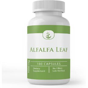 Pure Original Ingredients Alfalfa Leaf (365 Capsules) No Magnesium Or Rice Fillers, Always Pure, Lab Verified