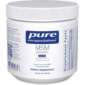 Pure Encapsulations MSM Powder | Hypoallergenic Supplement Supports Joint, Immune, and Respiratory Health | 8 Ounces