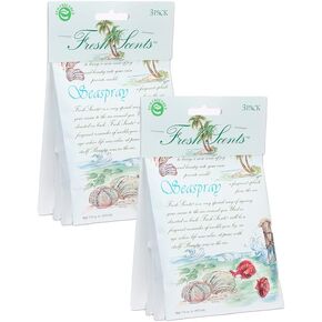 WillowBrook | Fresh Scents Scented Sachet Packet | Lavender | Air Freshener Bags for Drawers, Closets, Cars | 6 Pack | Long Lasting Home Fragrance
