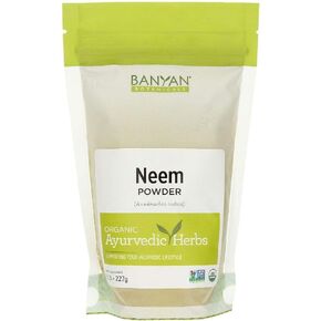 Banyan Botanicals Neem Powder - Organic Azadirachta Indica - Purifying Ayurvedic Herb for Healthy Skin & Blood* – 1 lb. – Fair for Life Sustainably Sourced Non-GMO Vegan