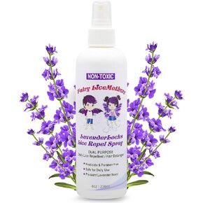 Fairy LiceMothers LavenderLocks Lice Prevention Spray - Head Lice Treatment for Kids & Adults - Prevent Lice Infestation with Lavender Oil - Gentle Lice Spray for Hair - Treats Lice Eggs - 8 fl oz