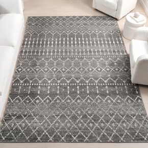 nuLOOM Moroccan Blythe Area Rug, 8x10, Dark Grey in Saudi Arabia