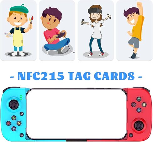 40 Pcs NFC Cards NFC Tags NFC 215 Card White Blank NTAG215 Rewritable NFC Tags 504 Bytes Memory Compatible with Android and NFC Enabled Mobile Phones Devices in Saudi Arabia
