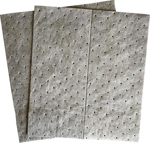NPS Spilfyter SFG-70 Universal Sorbent Streetfyter وسادة مدملة ذات وزن واحد، طول 45.72 سم، عرض 40.64 سم، رمادي، عبوة من 200 قطعة in Kuwait