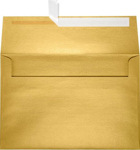 LUXPaper A10 Invitation Envelopes | Peel & Press | 6" x 9 1/2" | Grocery Bag Brown | 70lb. Text | 50 Qty in Saudi Arabia