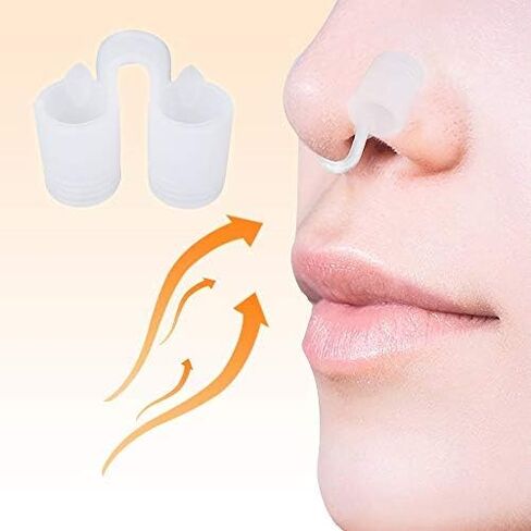 موسع الأنف لتخفيف التنفس - حل بسيط للشخير لمتنفسي الأنف - من موبي لوك Beauty (عبوة من 12 قطعة - سيليكون ناعم متوسط) in Kuwait