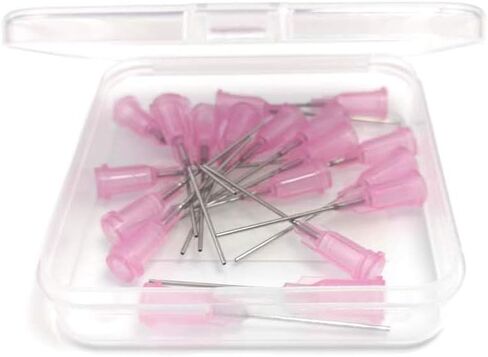 SANANTS - 16 GA 1 Inch Dispensing Needle - Blunt Tip Luer Lock - Fluid Manifold Channel - 20 PCS in Kuwait