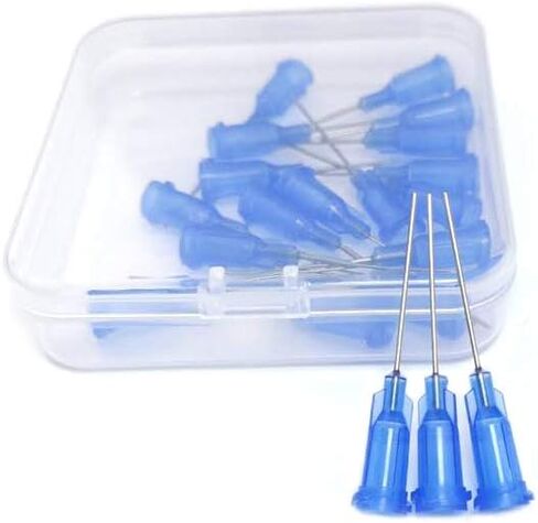 SANANTS - 16 GA 1 Inch Dispensing Needle - Blunt Tip Luer Lock - Fluid Manifold Channel - 20 PCS in Kuwait