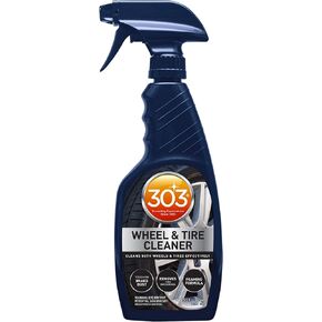 303 Products Wheel and Tire Cleaner - Cleans Both Wheels and Tires Effectively - Tough on Brake Dust - Removes Tire Browning - Foaming Formula, 15.5 fl. oz. (30596CSR) Packaging May Vary