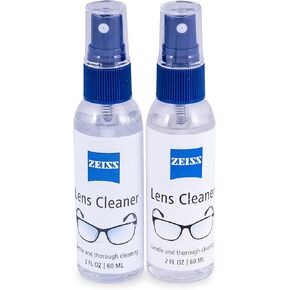 ZEISS Lens Cleaning Solution Kit (8 fl. oz. 2 pk.) 2 Bottles of Lens Spray, 2 Microfiber Cleaning Cloths