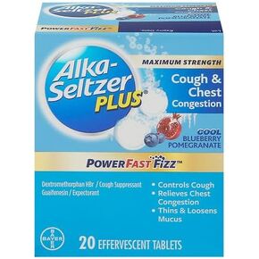 Alka-Seltzer Plus Maximum Strength Cough, Mucus & Congestion Powermax Liquid Gels, 24 Count