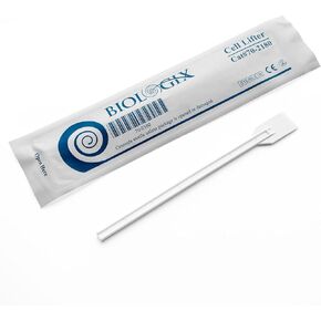Biologix Cell Culture Scraper, Multi-Position 18cm Handle Cell Scraper, Sterile, Individually Packaged, Polyethylene, Non-Pyrogenic (100/case)