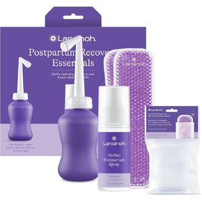 Lansinoh Postpartum Essentials Recovery Bundle, Postpartum Care Kit