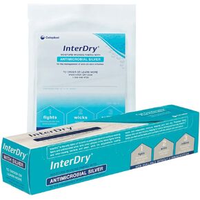 Coloplast InterDry Ag Textile with Antimicrobial Silver Complex, 10" x 12 ft. Roll
