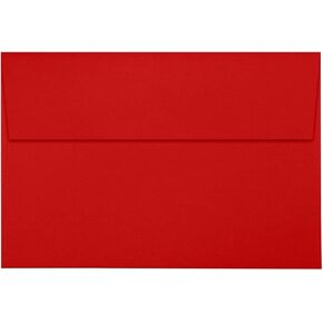 LUXPaper A10 Invitation Envelopes | Peel & Press | 6" x 9 1/2" | Ruby Red | 80lb. Text | 50 Qty