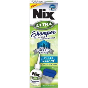 Nix Electronic Lice Comb, Instantly Kills Lice & Eggs and Removes From Hair