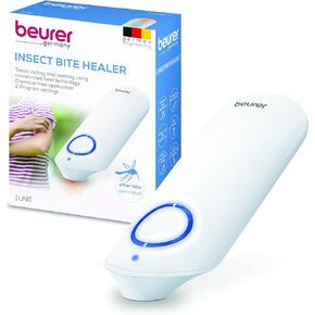 Beurer BR60 Insect Sting and Bite Relief, Bug Bite Healer for Chemical-Free Treatment of Insect Bites and Stings, Non-Toxic Natural Relief from Itching and Swelling, for Mosquito Bites