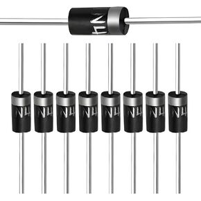 (عبوة من 100 قطعة) Chanzon 1N4004 صمام ثنائي مقوم 1A 400V DO-41 (DO-204AL) محوري 4004 IN4004 1 أمبير 400 فولت ثنائيات السيليكون الإلكترونية in Kuwait
