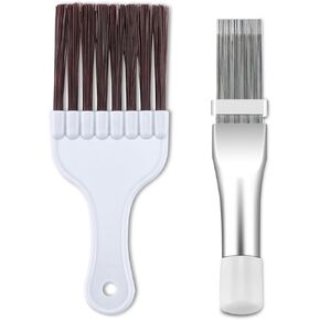 Cenipar 2PCS Air Conditioner Condenser Fin Comb Set Include Metal Radiator Fin Comb Compatible and Condenser Fin Comb Brush with Air Conditioner HVAC Fin Comb Straightener
