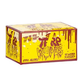 Terp Wipes Alcohol Wipes - Keep the Stick off your Stuff! | Made With 75% Ethyl Alcohol and 25% Distilled Water - 70 ct