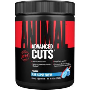 مسحوق Animal Cuts - مكمل لإدارة الوزن - حارق للدهون، معزز لعملية التمثيل الغذائي مع منشطات الذهن، كارنيتين، تيروزين، مدر للبول - نكهة البرتقال والمانجو، 8.3 أونصة، 42 قطعة in Kuwait