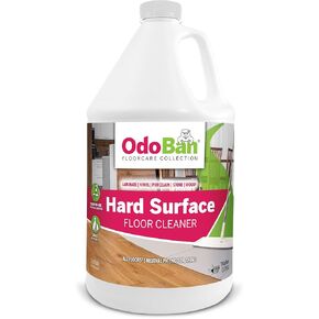 OdoBan Ready-to-Use Hard Surface Floor Cleaner, Streak Free and Neutral PH Formula, 4 Gallons, Scentless
